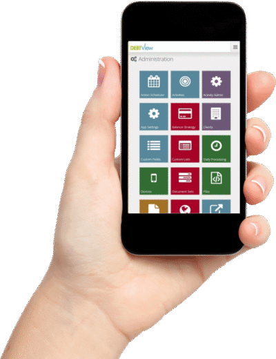 debt collection software on iPhone